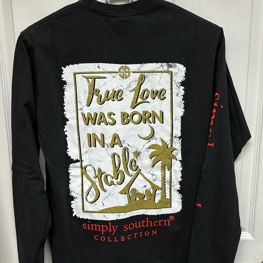 Simply Southern Christmas Long-Sleeve Shirt, small